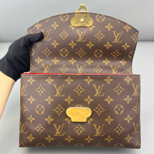 Louis Vuitton Saint Placide Monogram Brown Red
