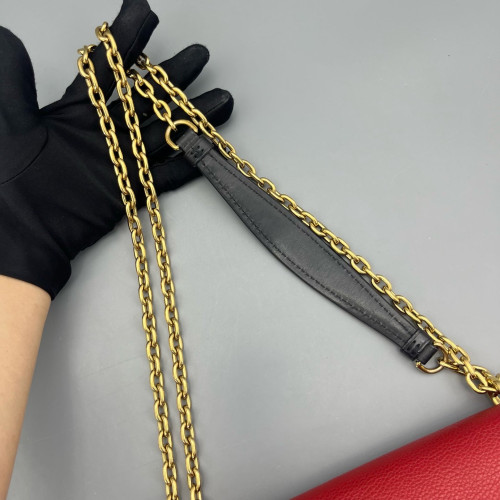 Louis Vuitton Saint Placide Monogram Brown Red