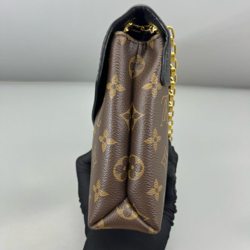 Louis Vuitton Pallas Chain Monogram Brown Red