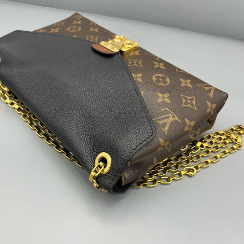 Louis Vuitton Pallas Chain Monogram Brown Red