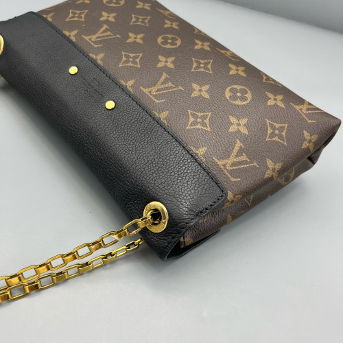 Louis Vuitton Pallas Chain Monogram Brown Red