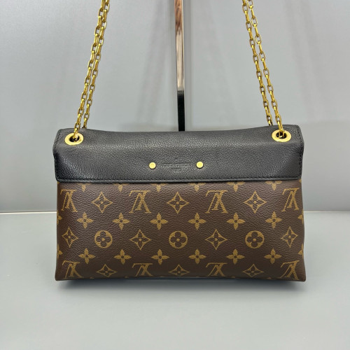 Louis Vuitton Pallas Chain Monogram Brown Red