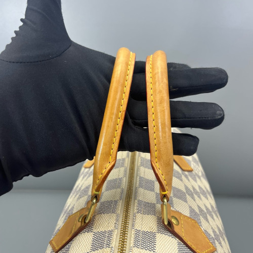 Louis Vuitton Speedy 30 Damier Azur White Louis Vuitton Speedy 30 Damier Azur White