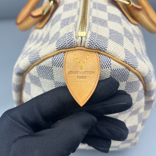 Louis Vuitton Speedy 30 Damier Azur White Louis Vuitton Speedy 30 Damier Azur White