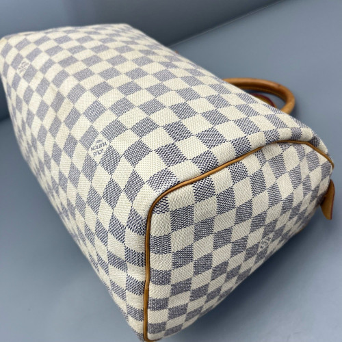 Louis Vuitton Speedy 30 Damier Azur White Louis Vuitton Speedy 30 Damier Azur White