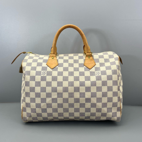 Louis Vuitton Speedy 30 Damier Azur White Louis Vuitton Speedy 30 Damier Azur White