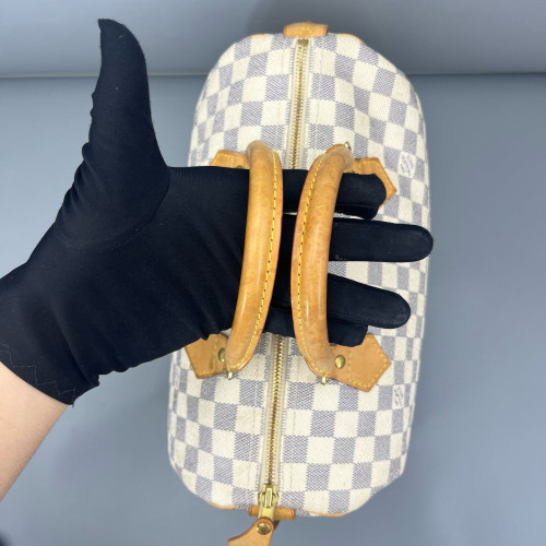 Louis Vuitton Speedy 30 Damier Azur White Louis Vuitton Speedy 30 Damier Azur White