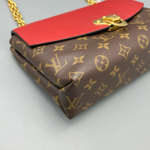Louis Vuitton Saint Placide Monogram Brown Red