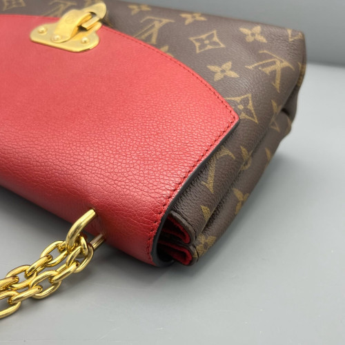 Louis Vuitton Saint Placide Monogram Brown Red