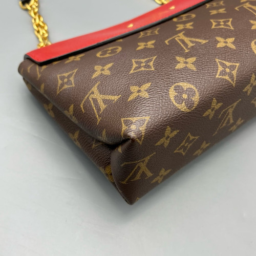 Louis Vuitton Saint Placide Monogram Brown Red