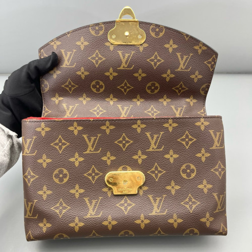 Louis Vuitton Saint Placide Monogram Brown Red