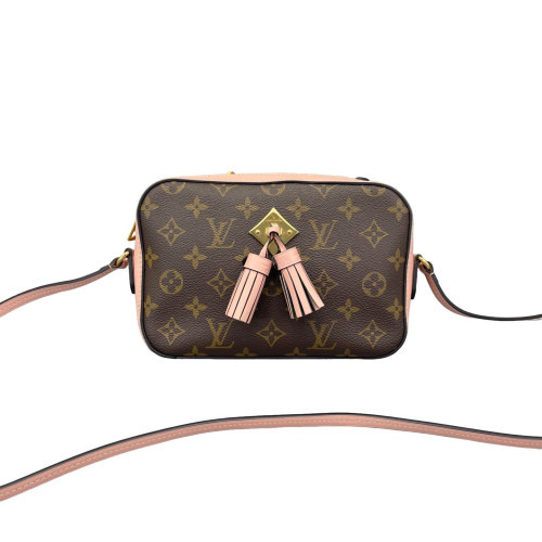 Louis Vuitton Saintonge Monogram Brown Pink
