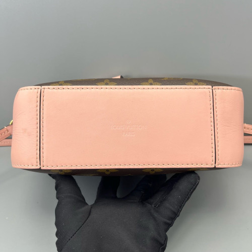 Louis Vuitton Saintonge Monogram Brown Pink
