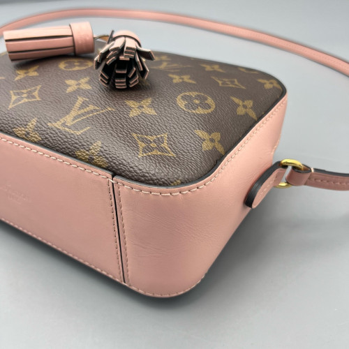 Louis Vuitton Saintonge Monogram Brown Pink