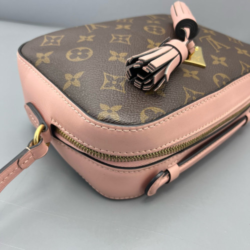 Louis Vuitton Saintonge Monogram Brown Pink