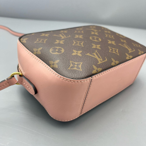 Louis Vuitton Saintonge Monogram Brown Pink