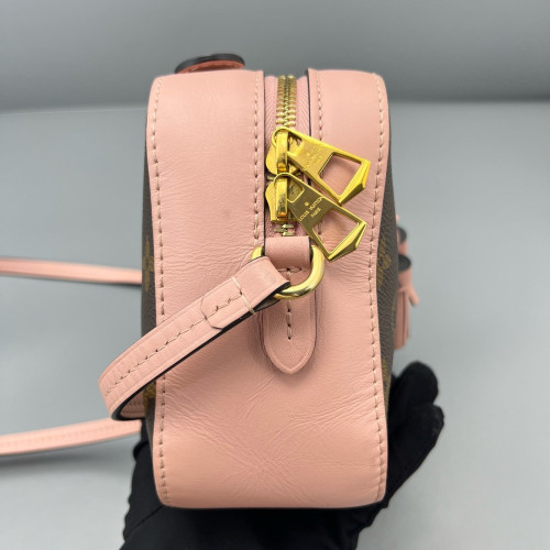 Louis Vuitton Saintonge Monogram Brown Pink