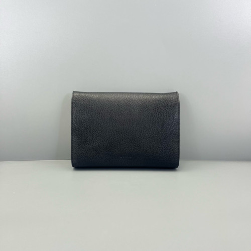 Gucci Mini Dionysus Chain Wallet Calfskin Black