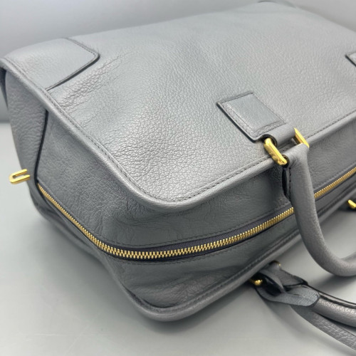 Loewe Amazona 36 Calfskin Grey