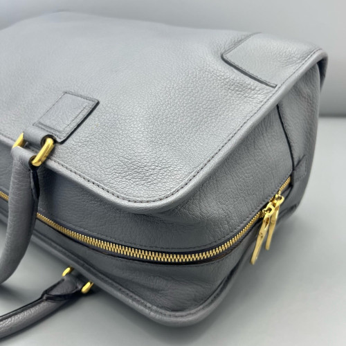 Loewe Amazona 36 Calfskin Grey