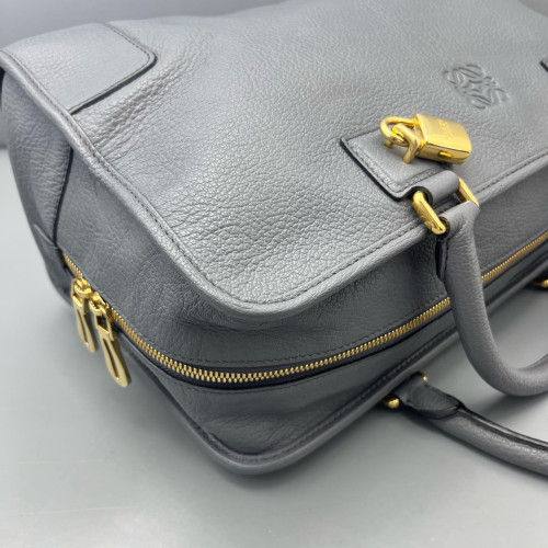 Loewe Amazona 36 Calfskin Grey