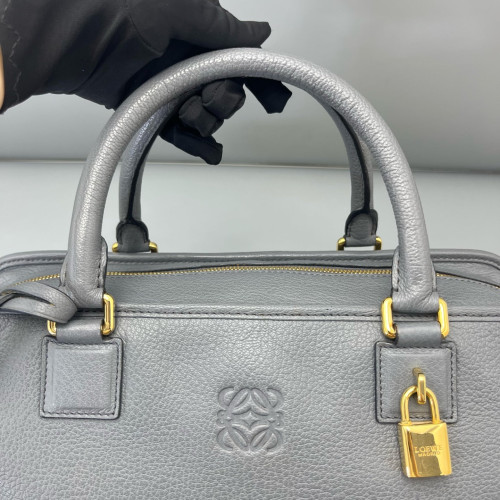 Loewe Amazona 36 Calfskin Grey