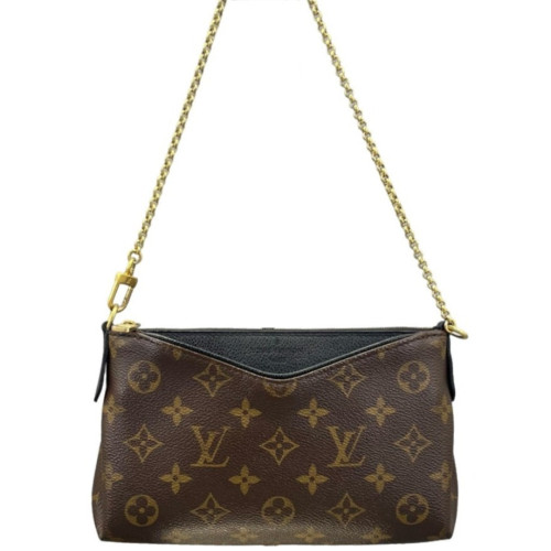 Louis Vuitton Pallas Clutch Monogram Brown
