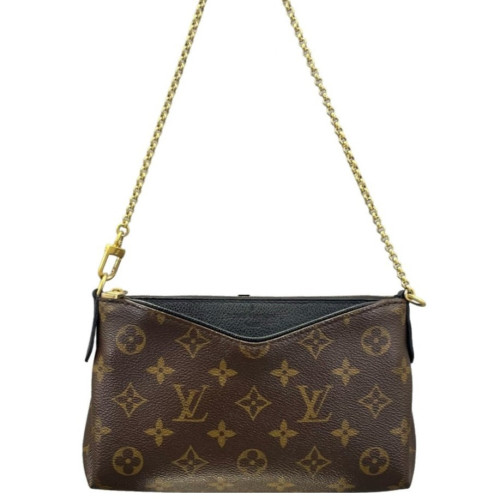 Louis Vuitton Pallas Clutch Monogram Brown