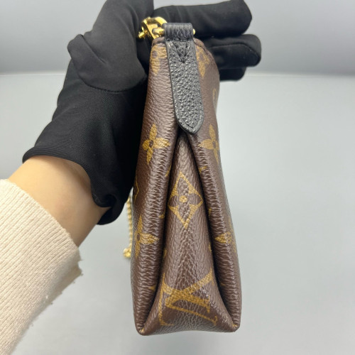 Louis Vuitton Pallas Clutch Monogram Brown