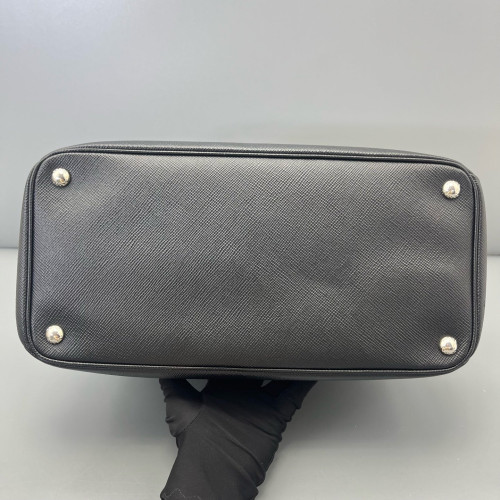 Prada Two-Way Bag Saffiano Calfskin Black