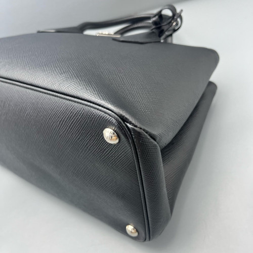 Prada Two-Way Bag Saffiano Calfskin Black