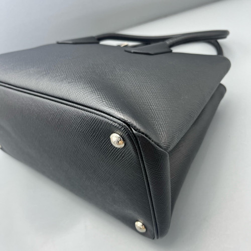 Prada Two-Way Bag Saffiano Calfskin Black