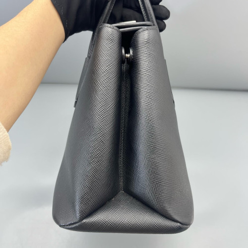 Prada Two-Way Bag Saffiano Calfskin Black