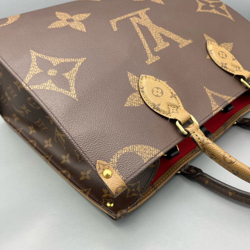 Louis Vuitton Onthego MM Reverse Monogram Brown