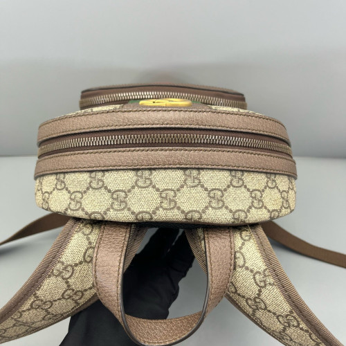Gucci Backpack GG Supreme Monogram Beige Ebony Beige Brown