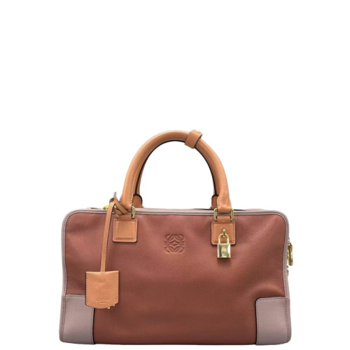 Loewe Amazona 36 Calfskin Orange Pink