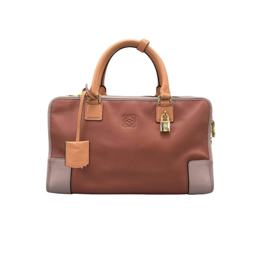 Loewe Amazona 36 Calfskin Orange Pink