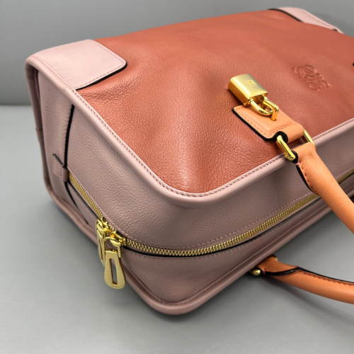 Loewe Amazona 36 Calfskin Orange Pink