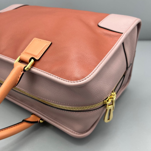 Loewe Amazona 36 Calfskin Orange Pink