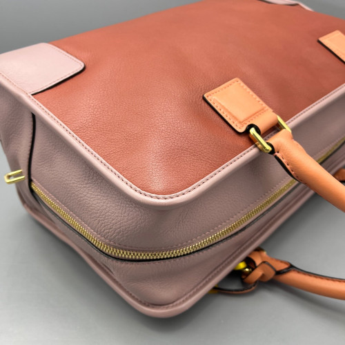 Loewe Amazona 36 Calfskin Orange Pink