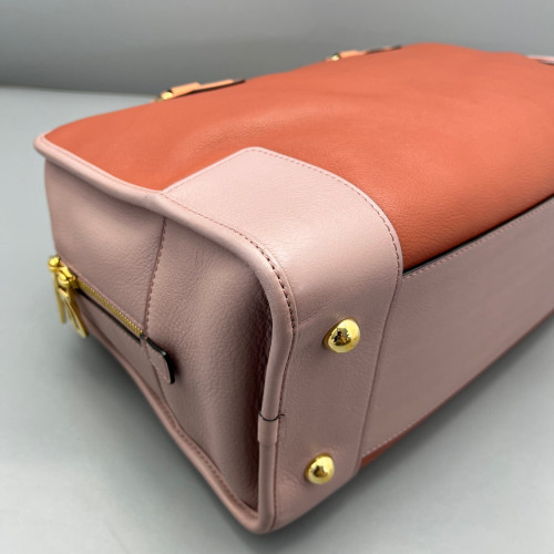 Loewe Amazona 36 Calfskin Orange Pink