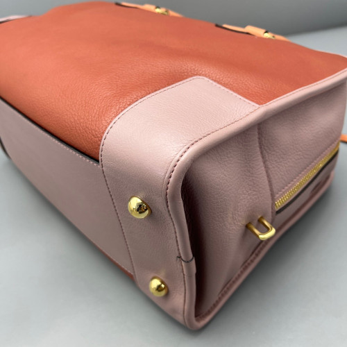 Loewe Amazona 36 Calfskin Orange Pink