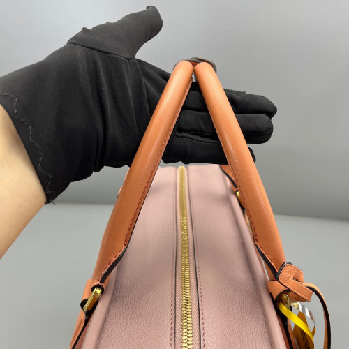 Loewe Amazona 36 Calfskin Orange Pink