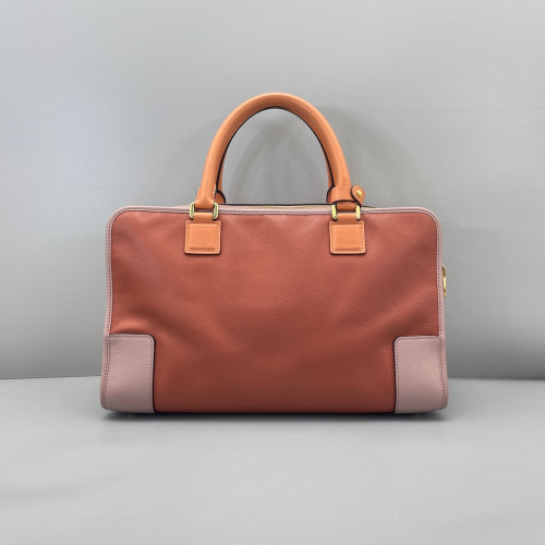 Loewe Amazona 36 Calfskin Orange Pink