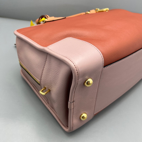 Loewe Amazona 36 Calfskin Orange Pink