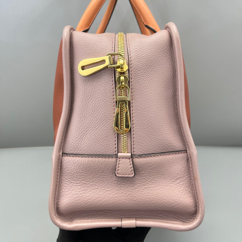Loewe Amazona 36 Calfskin Orange Pink