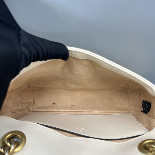Gucci Mini GG Marmont Calfskin Pale Gold