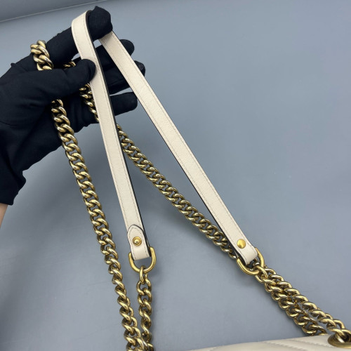 Gucci Mini GG Marmont Calfskin Pale Gold