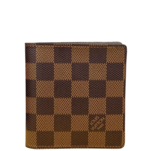 Louis Vuitton Compact Wallet Damier Ebene Brown