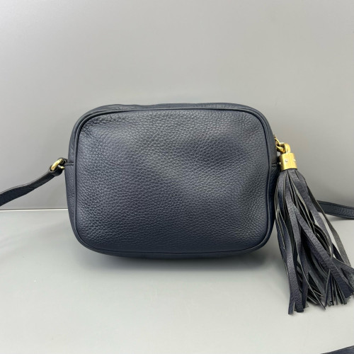 Gucci Tassel Camera Case Calfskin Black